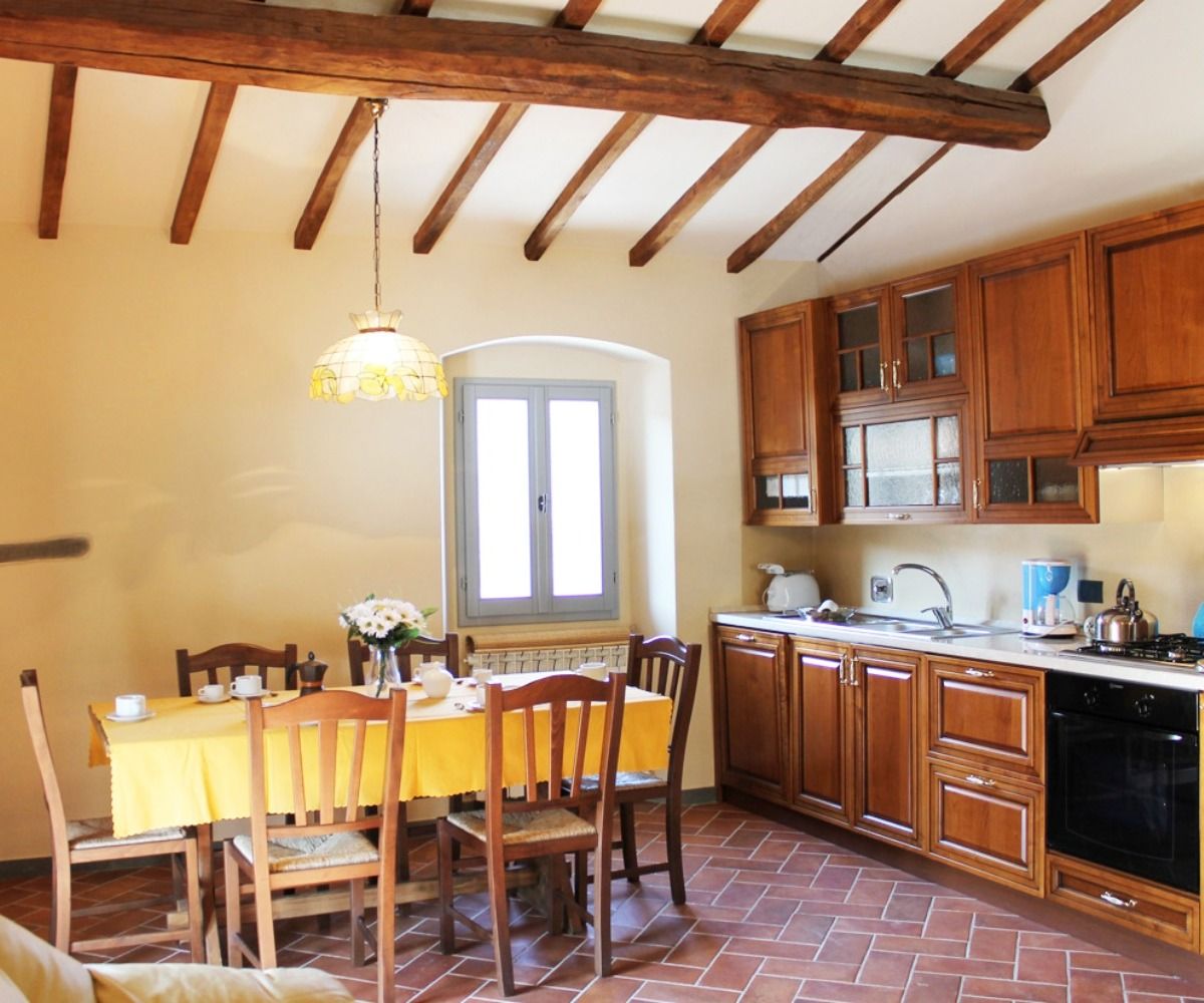 cucina e zona pranzo